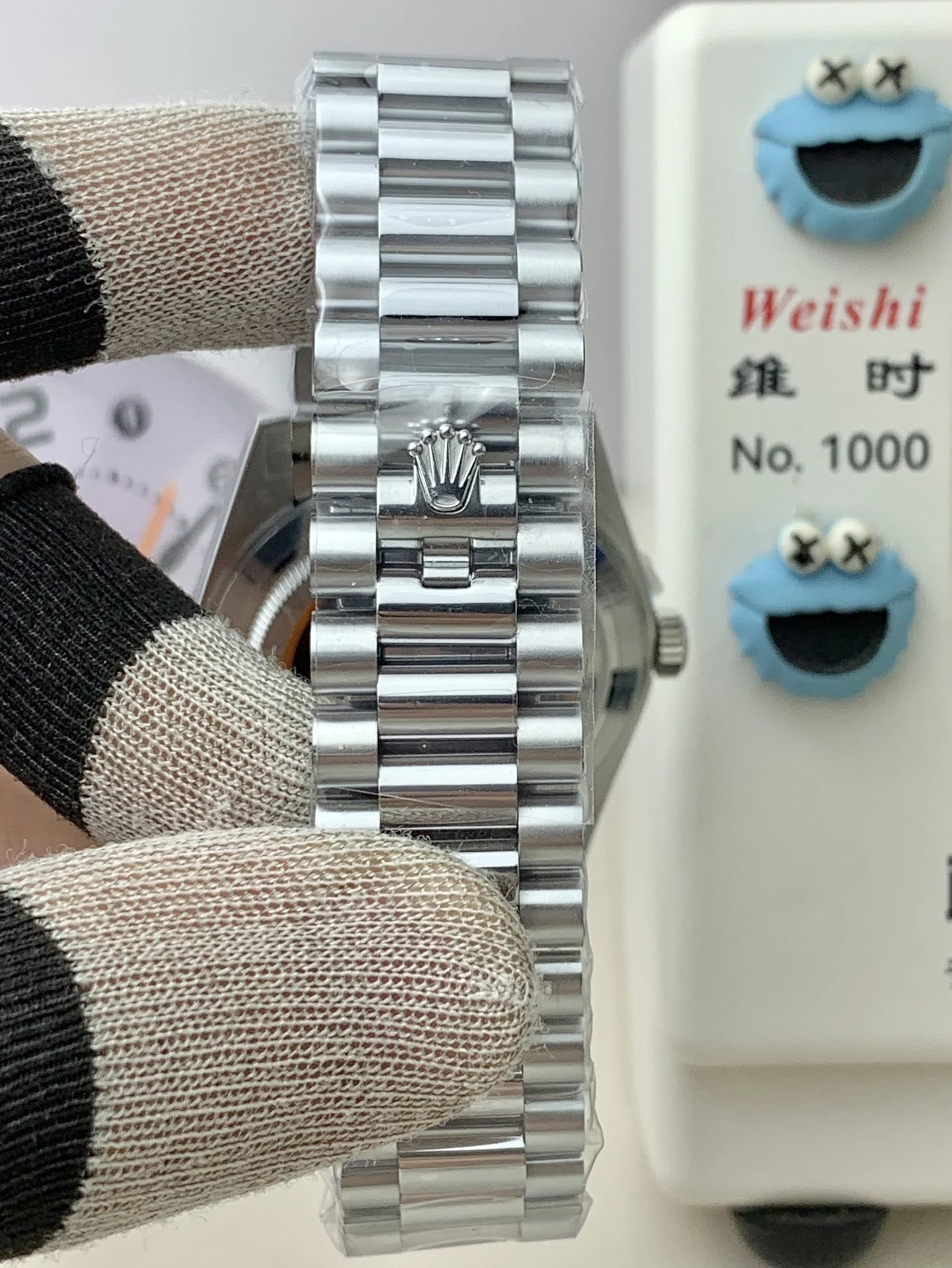 Rolex Day-Date Meteorite 40mm — photographed off the sweep