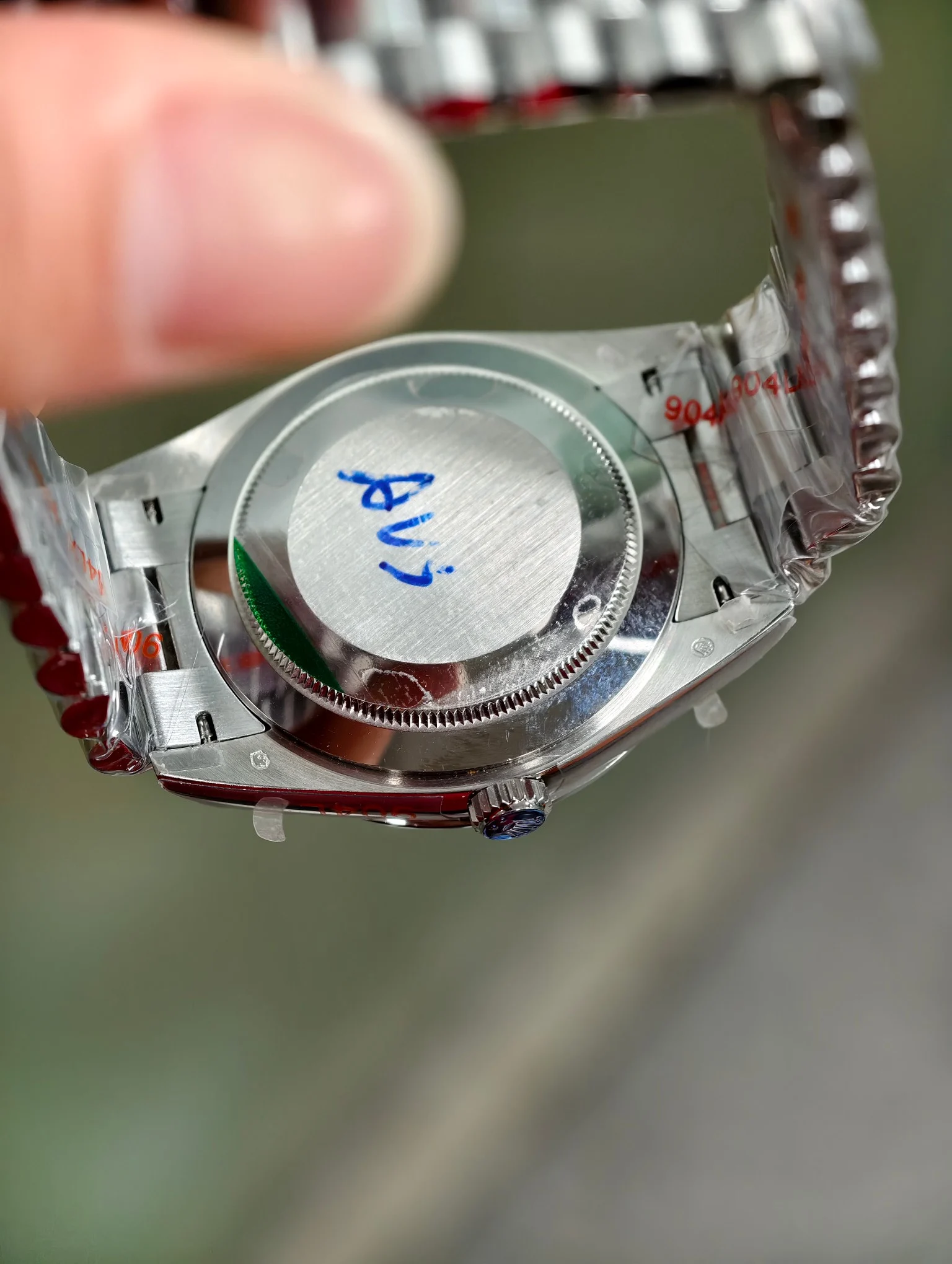 Rolex Day-Date Meteorite 40mm — photographed off the sweep