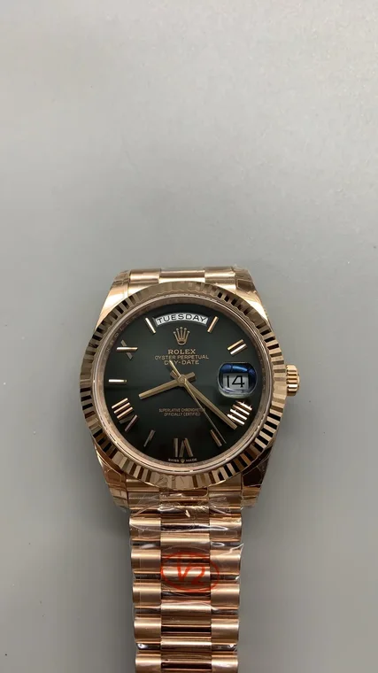 Rolex Day-Date Rose Gold Black Dial 40mm