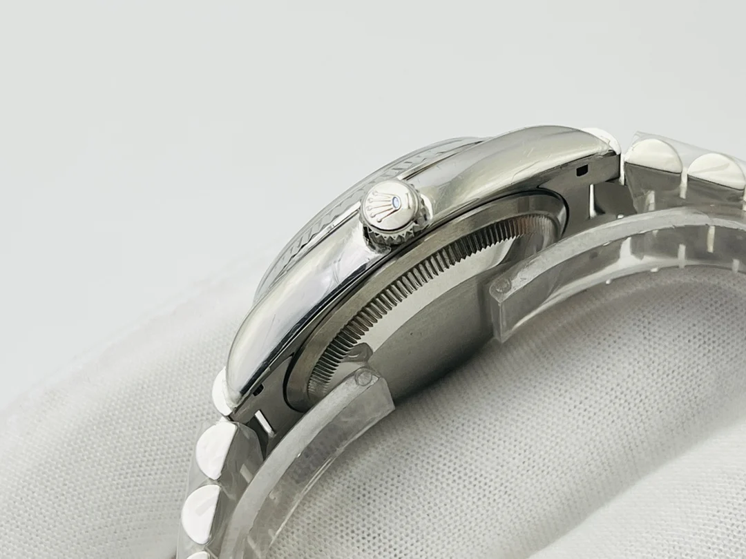Rolex Day-Date Steel 36mm — photographed off the sweep
