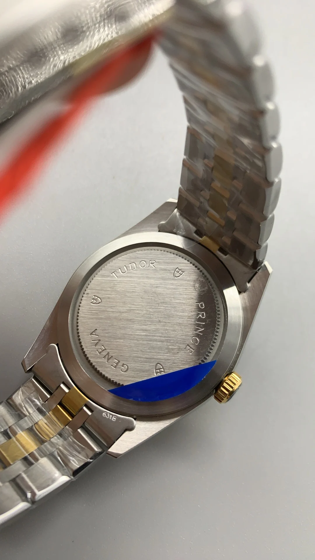Rolex Day-Date Two-Tone — photographed off the sweep