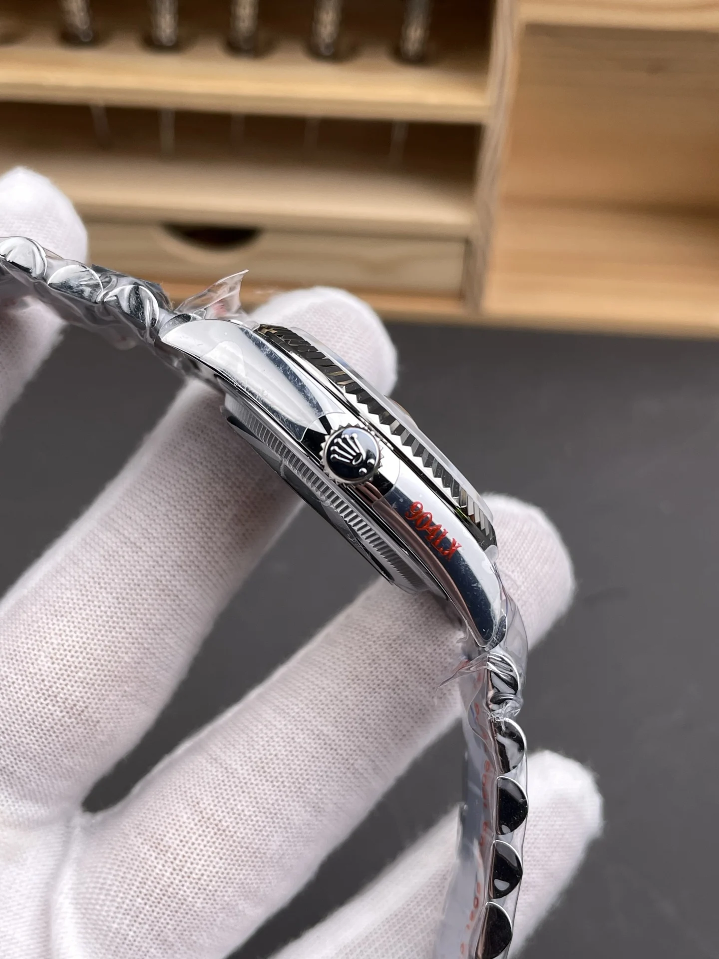 Rolex Day-Date White Dial 36mm — photographed off the sweep
