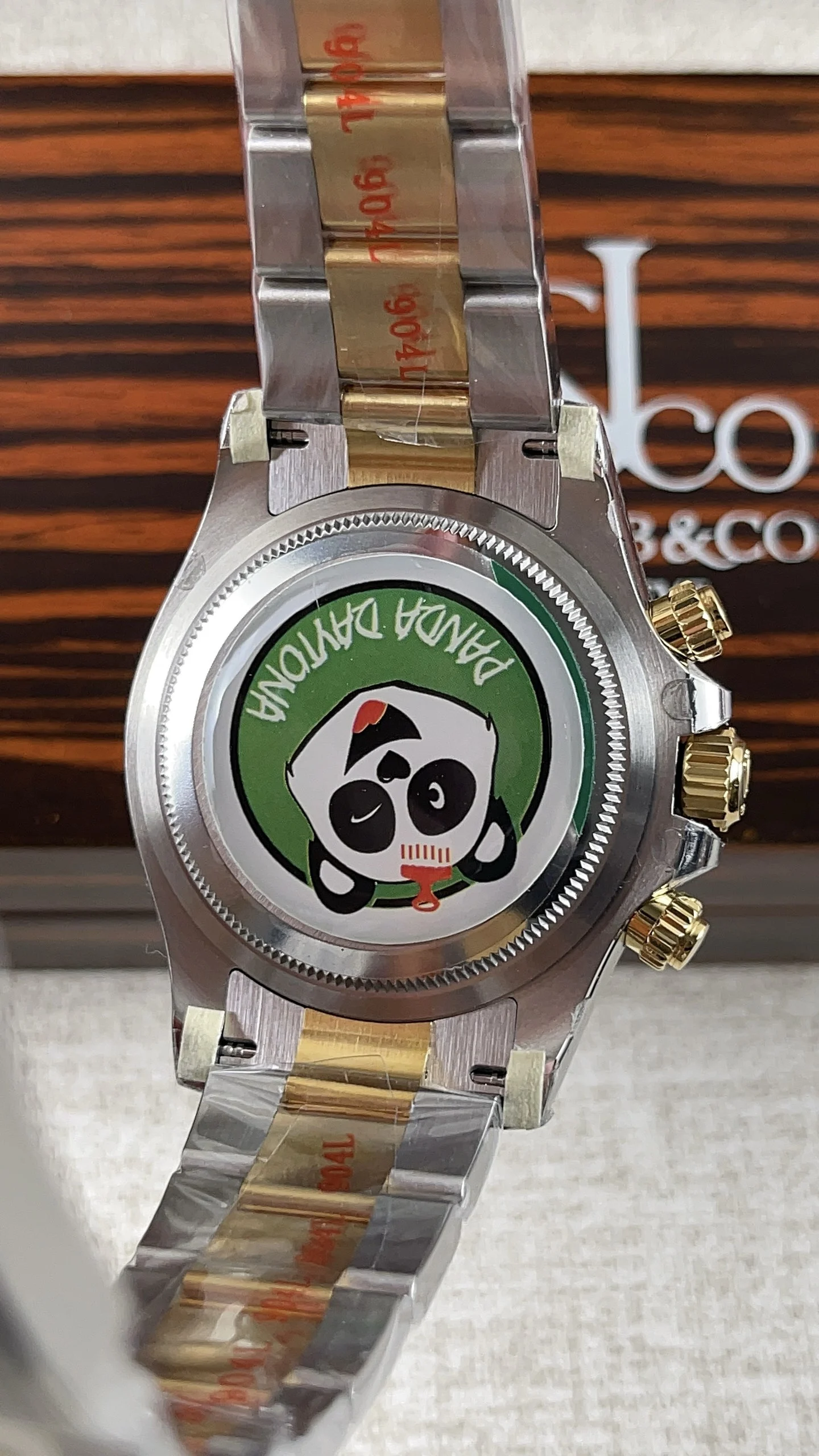 Rolex Daytona — photographed off the sweep