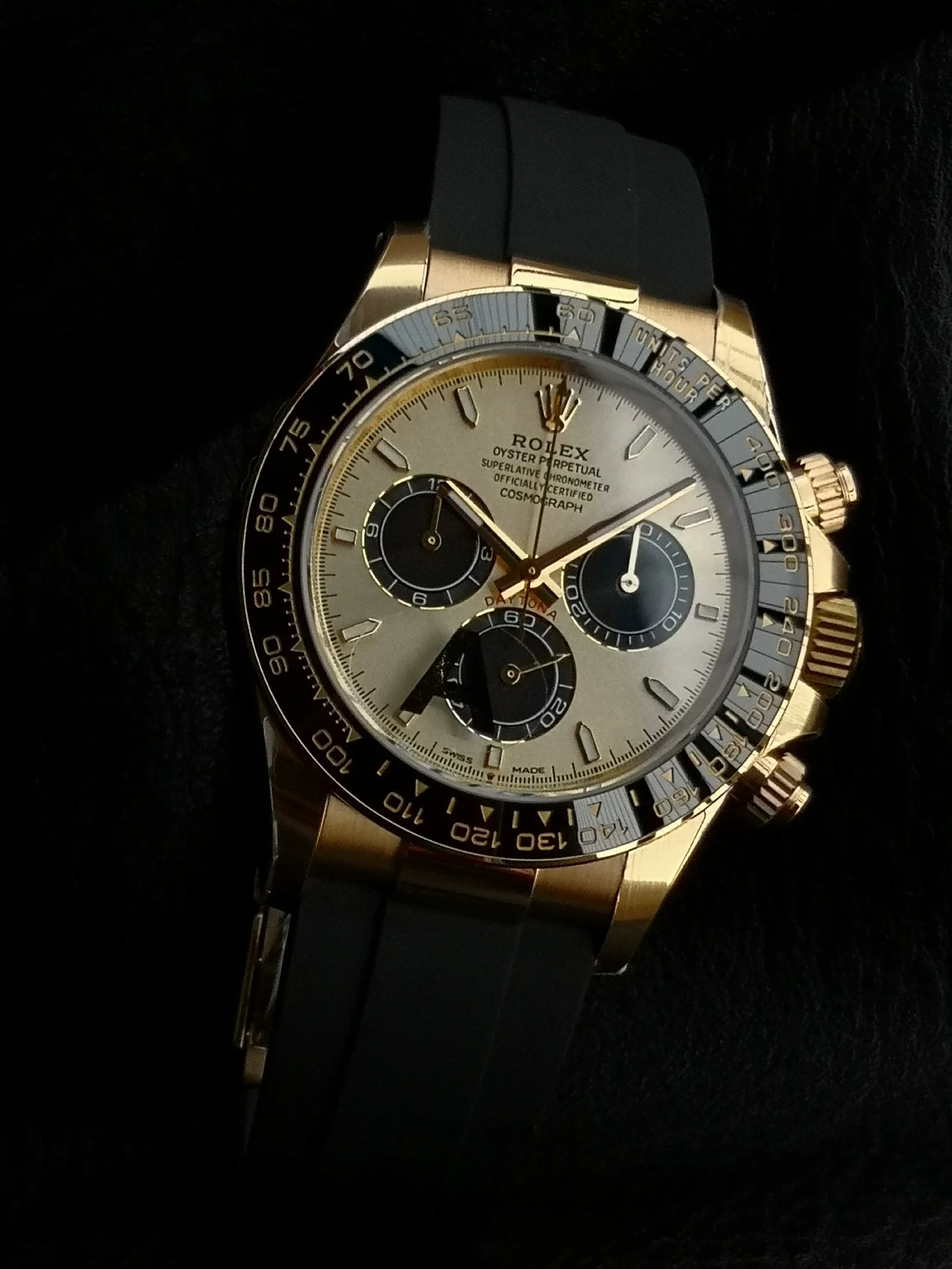 Rolex Daytona 126518LN — photographed off the sweep