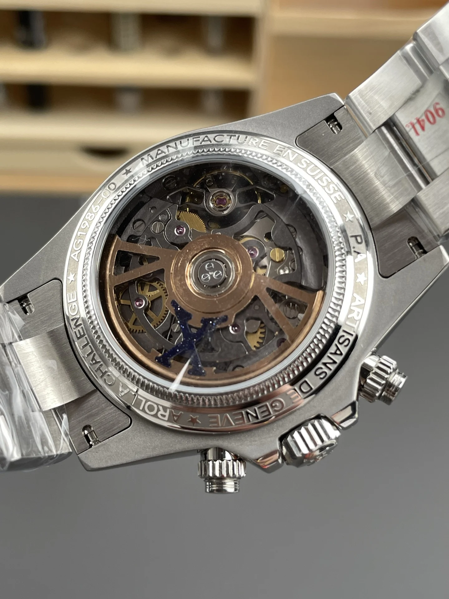 Rolex Daytona 40mm — photographed off the sweep