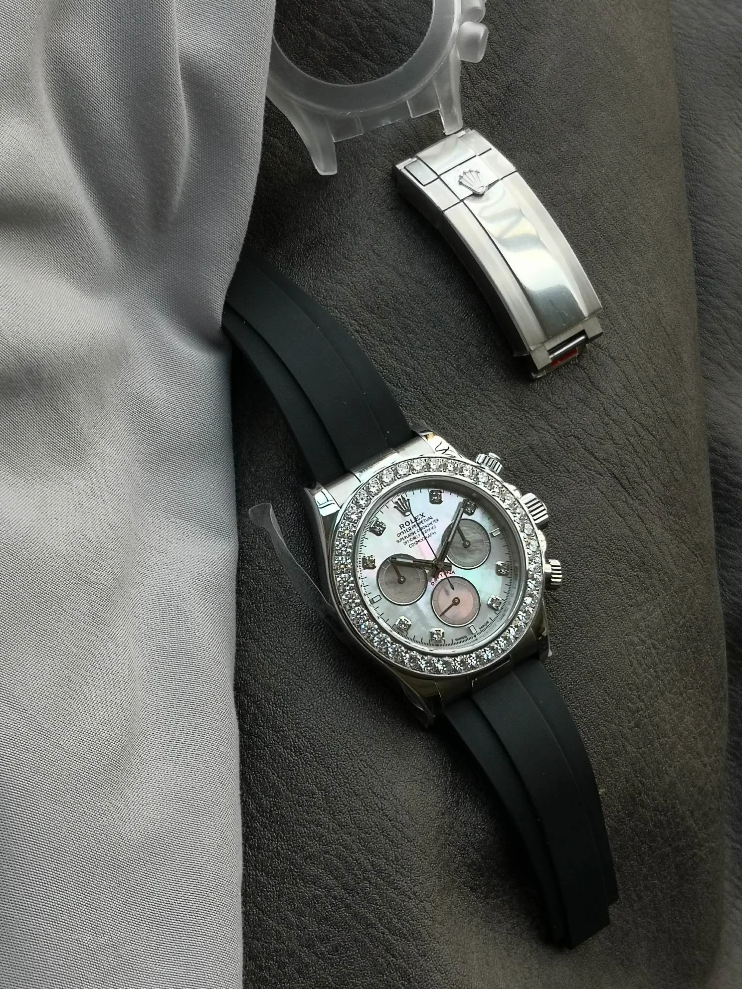 Rolex Daytona Black Dial 126500 — photographed off the sweep