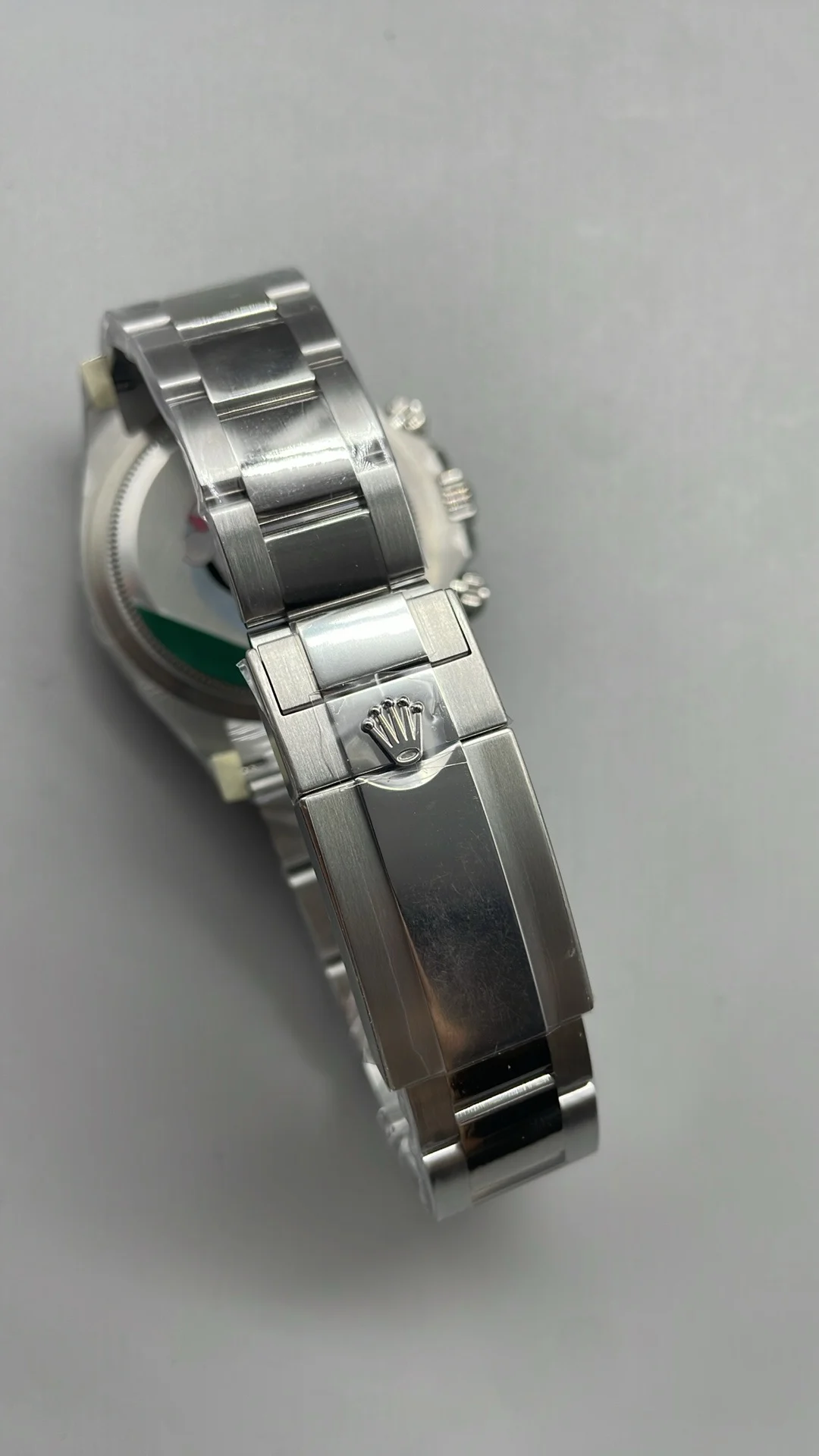 Rolex Daytona Black Dial — photographed off the sweep