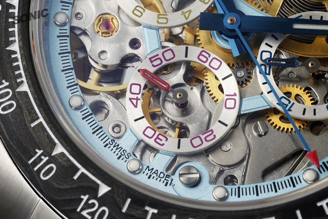 Rolex Daytona Black Dial — photographed off the sweep