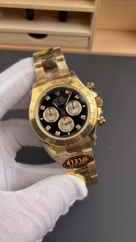 Rolex Daytona Black Dial Diamond-Set 40mm