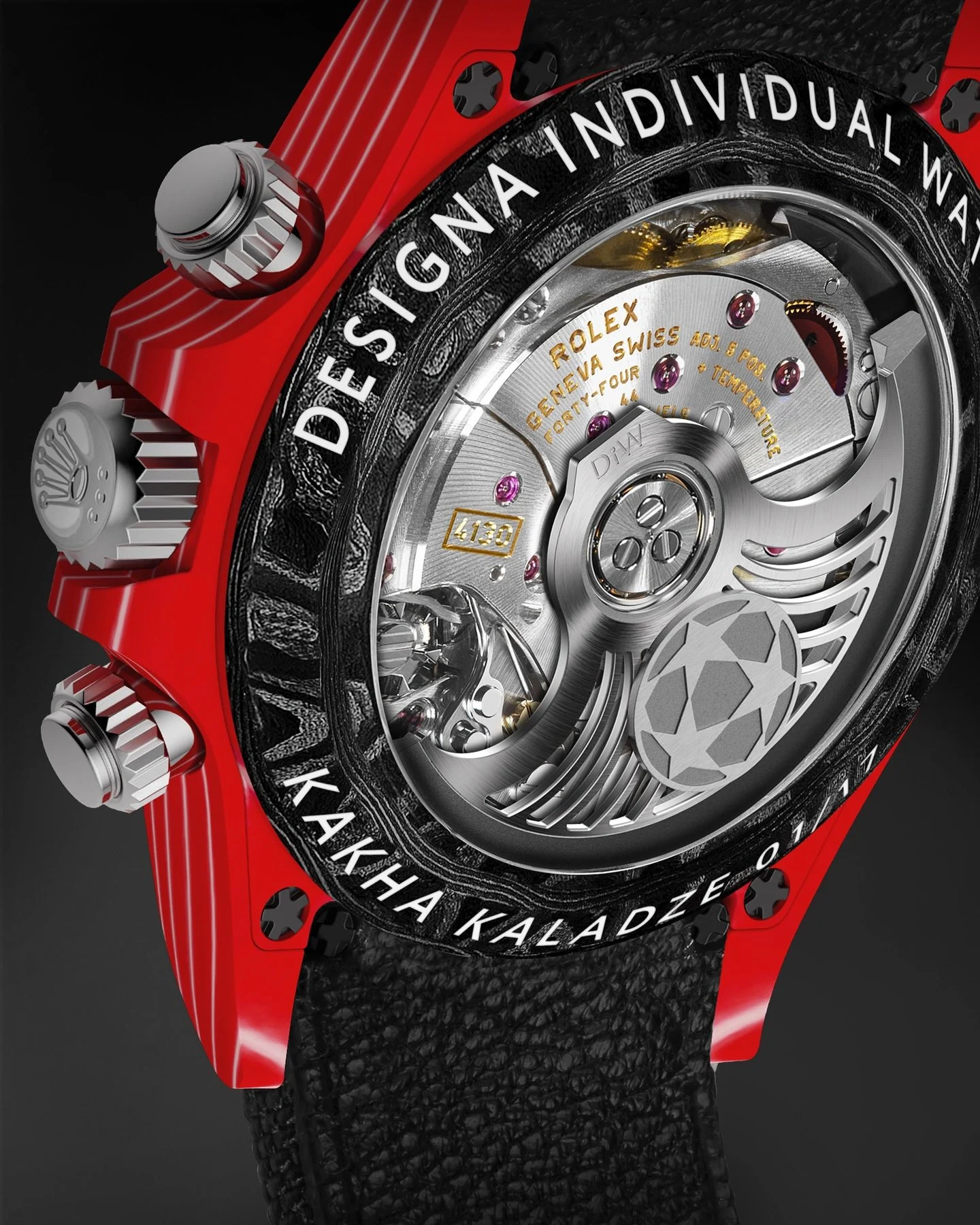 Rolex Daytona Carbon White Dial — photographed off the sweep
