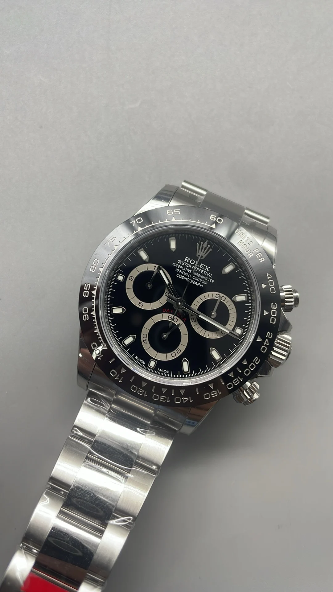 Rolex Daytona Ceramic 116500 — photographed off the sweep