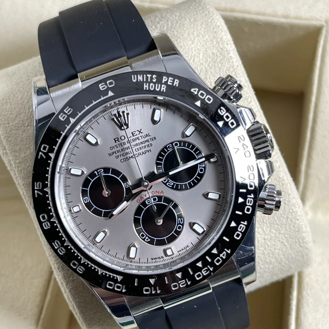 Rolex Daytona Ceramic — photographed off the sweep