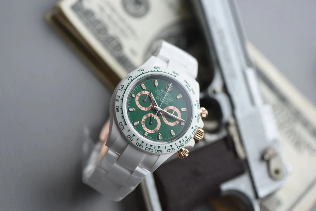 Rolex Daytona Ceramic — photographed off the sweep