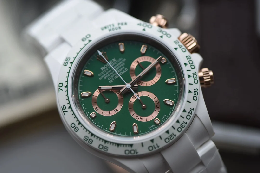 Rolex Daytona Ceramic — photographed off the sweep