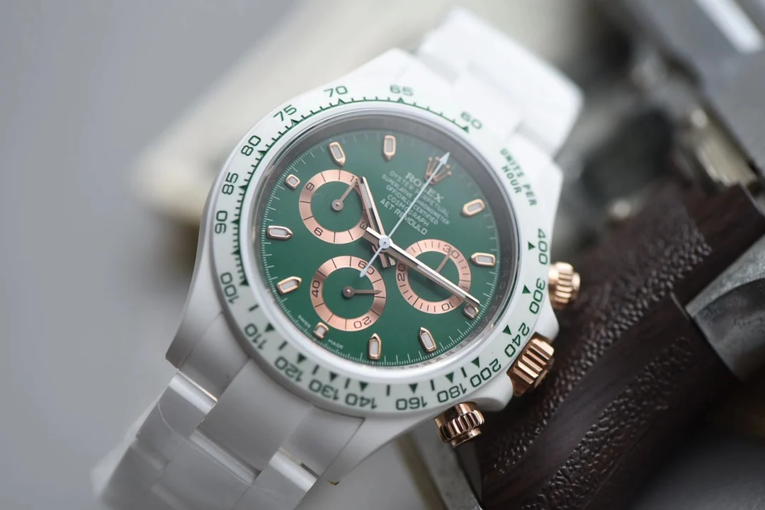 Rolex Daytona Ceramic — photographed off the sweep