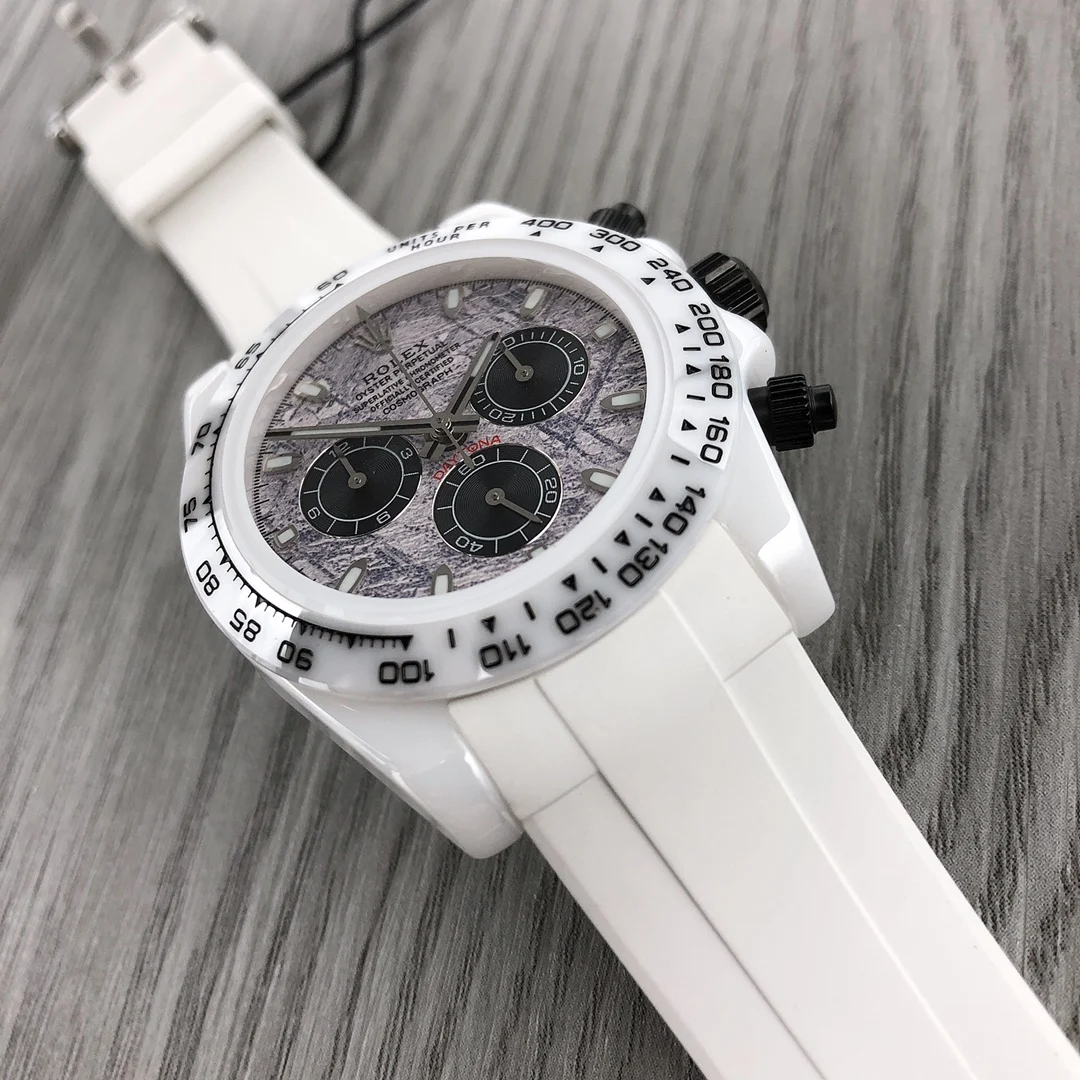 Rolex Daytona Ceramic Black Dial — photographed off the sweep