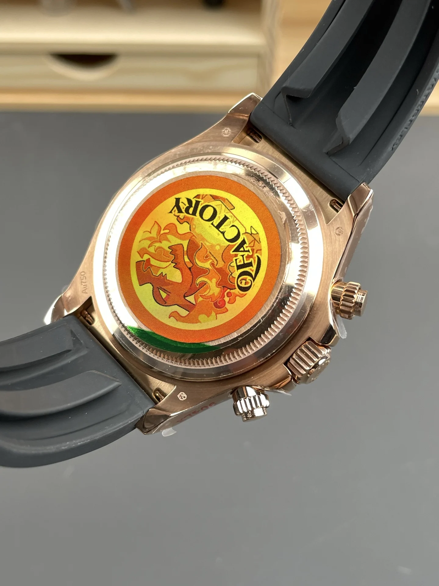 Rolex Daytona Chocolate 40mm — photographed off the sweep
