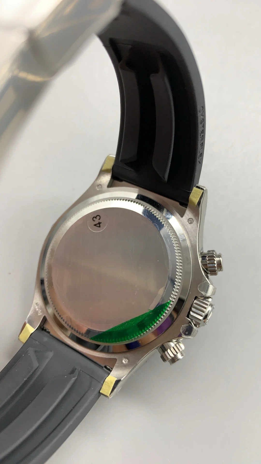 Rolex Daytona Grey Dial — photographed off the sweep