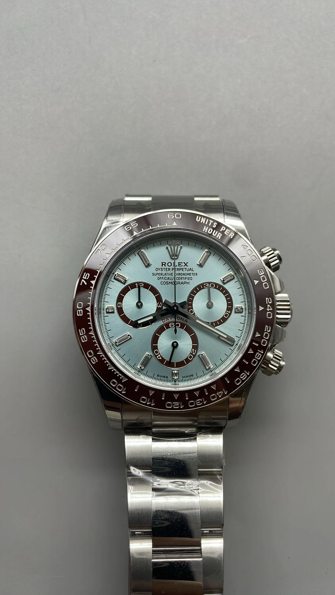 Rolex Daytona Ice Blue Blue Dial Diamond-Set