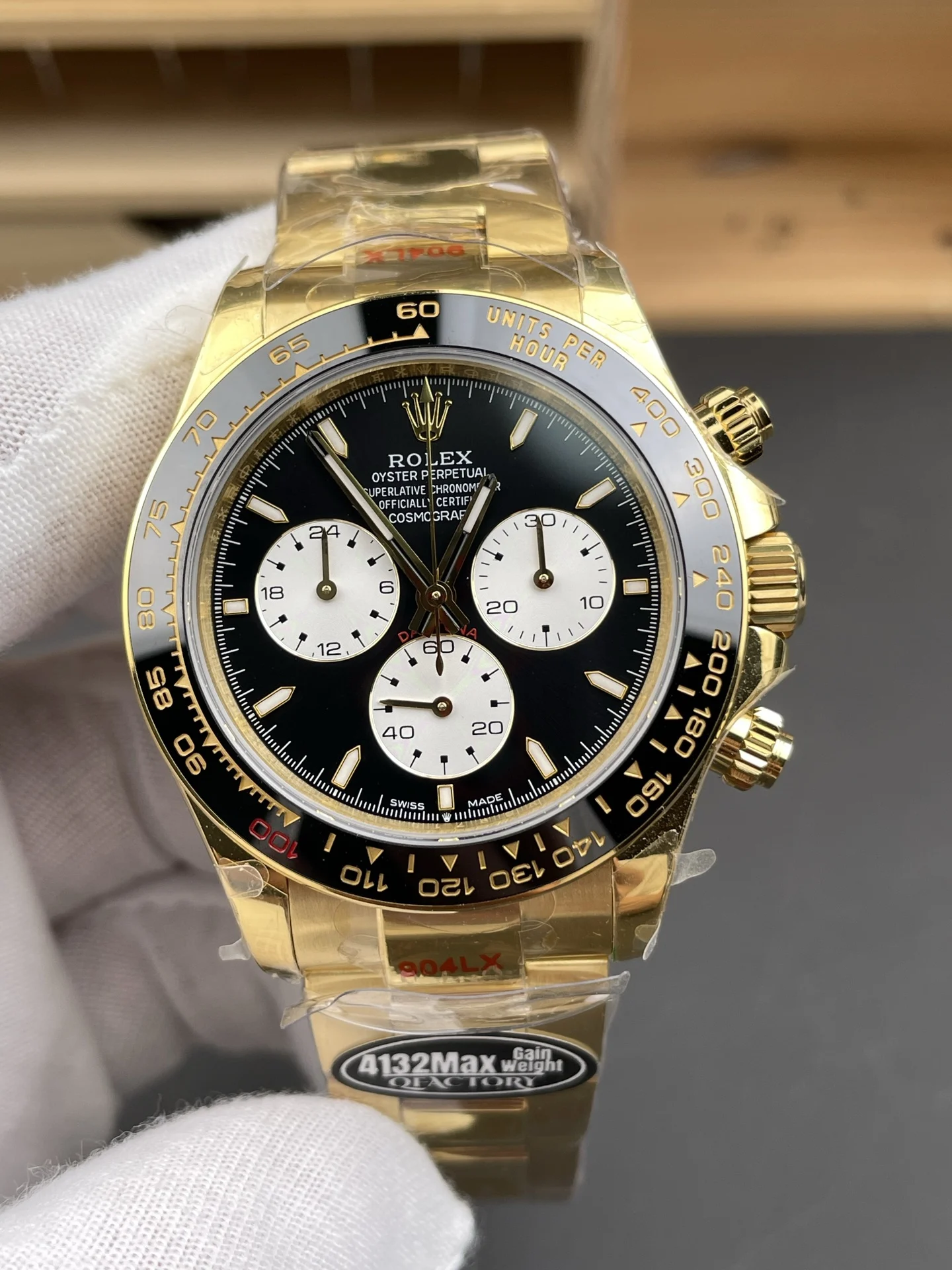 Rolex Daytona Le Mans 40mm — photographed off the sweep