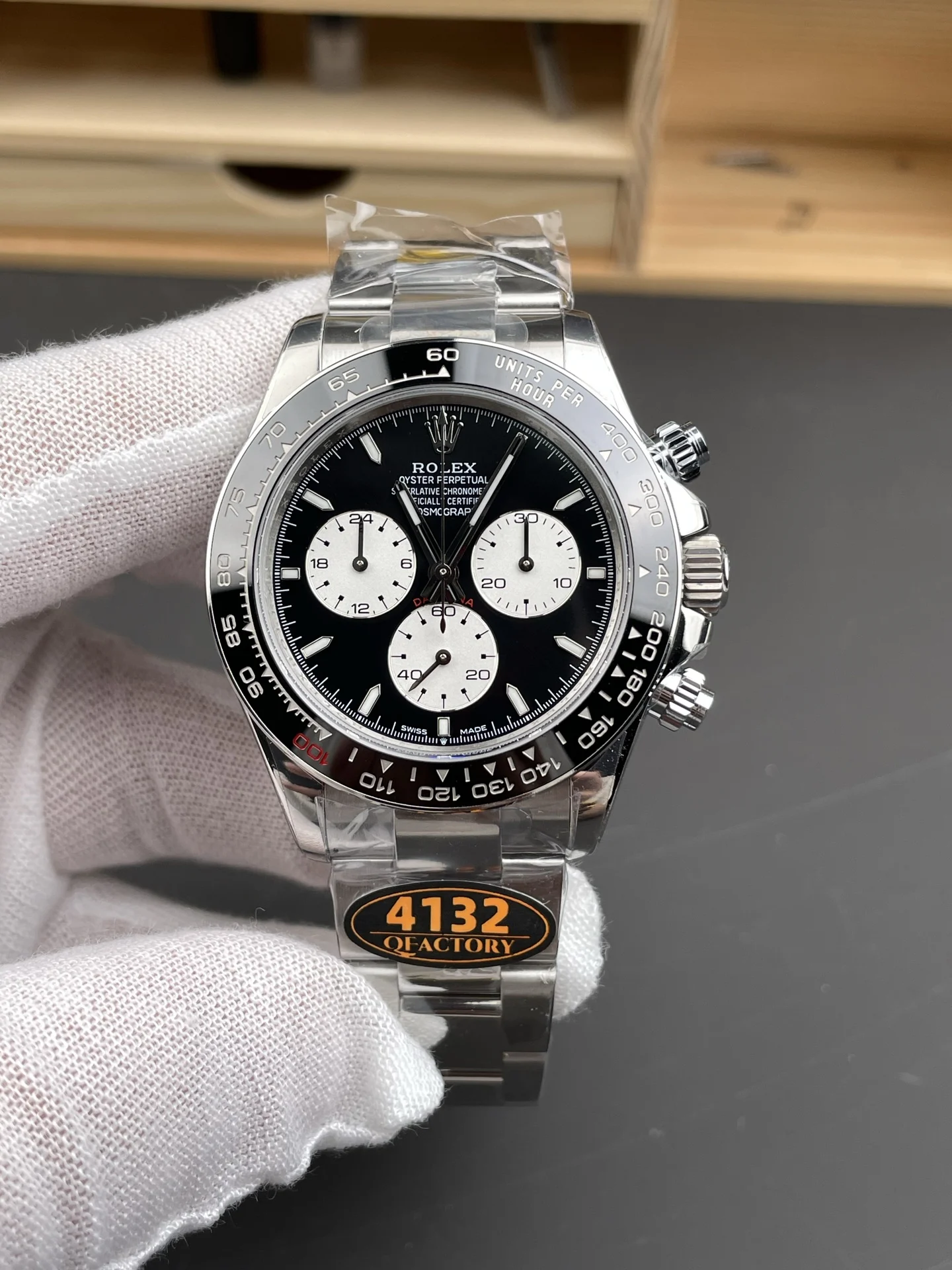 Rolex Daytona Le Mans 40mm — photographed off the sweep