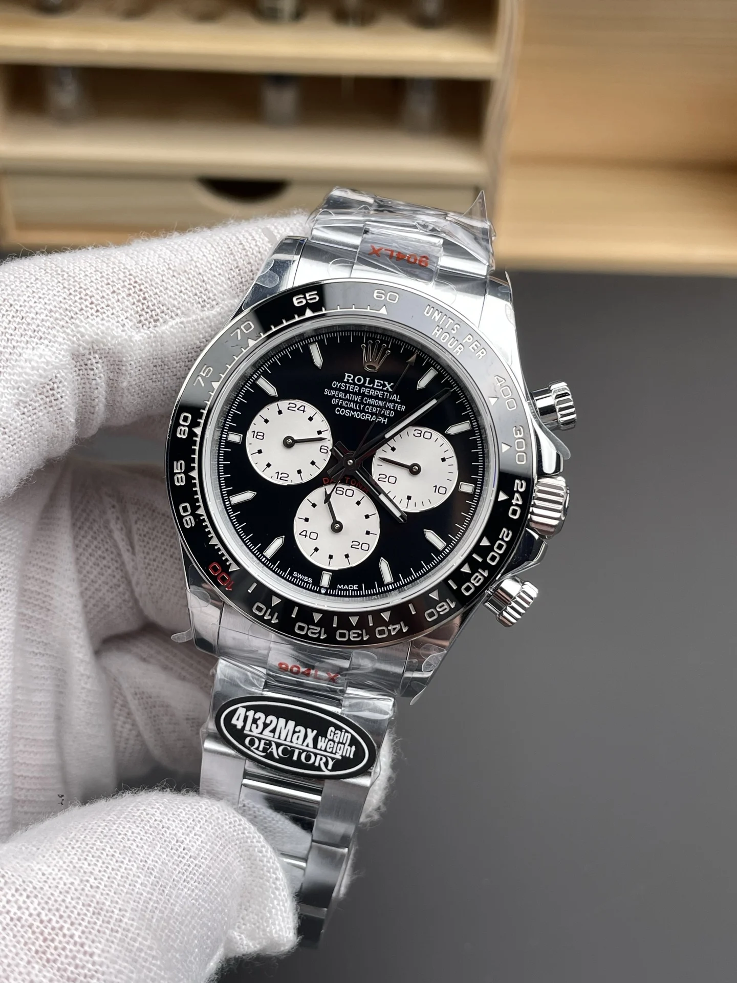 Rolex Daytona Le Mans 40mm — photographed off the sweep