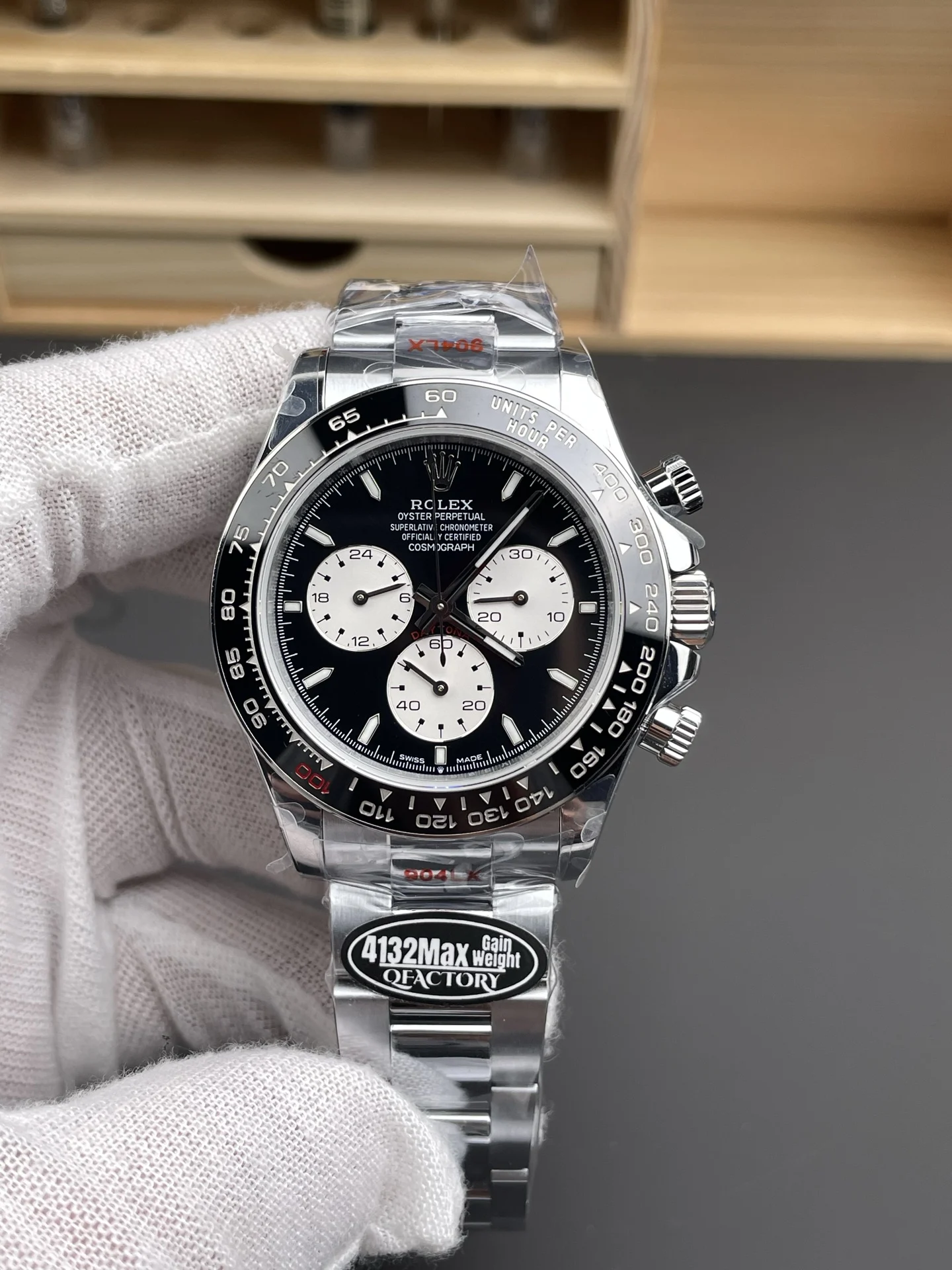 Rolex Daytona Le Mans 40mm — photographed off the sweep