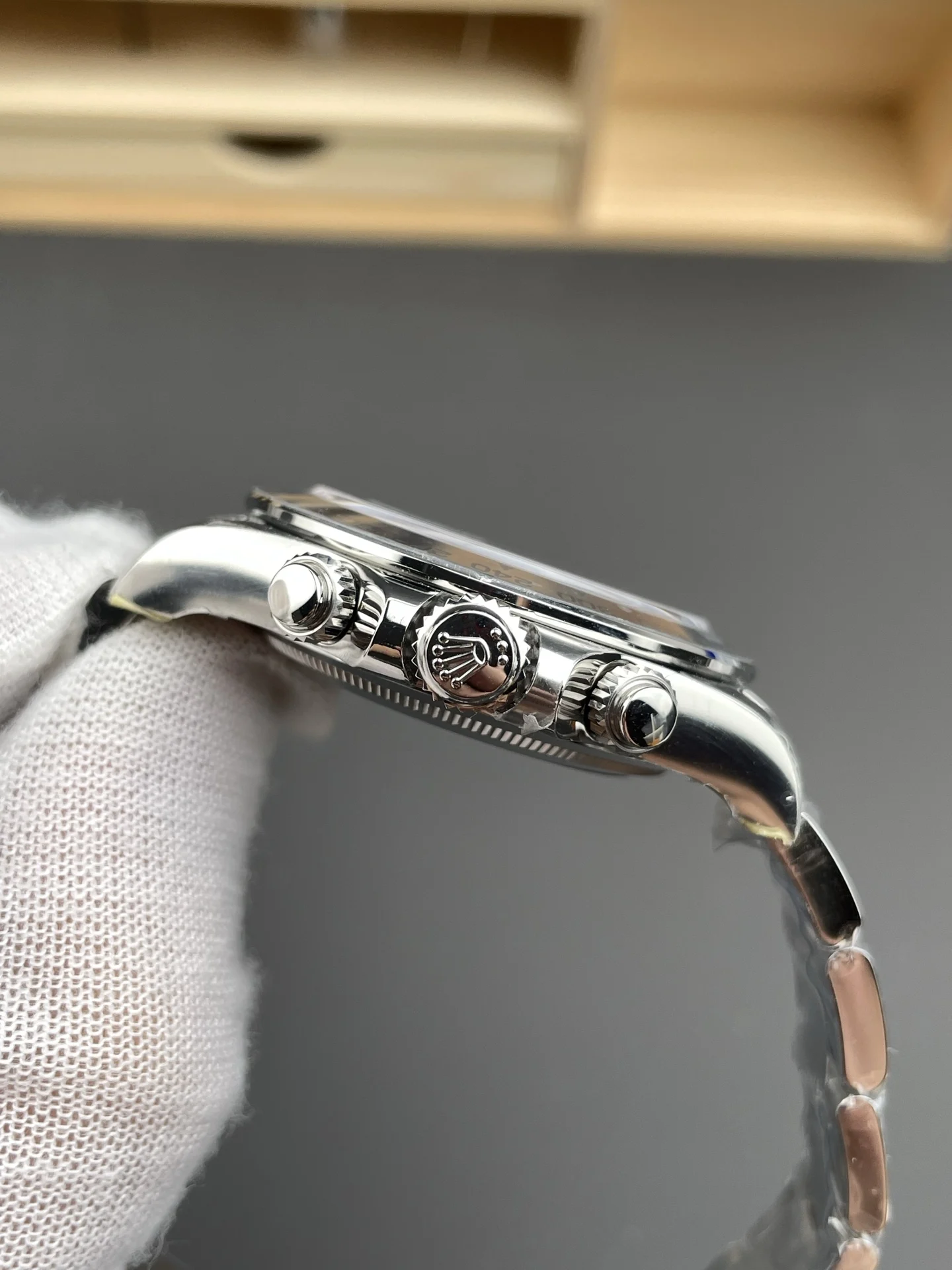 Rolex Daytona Le Mans 40mm — photographed off the sweep