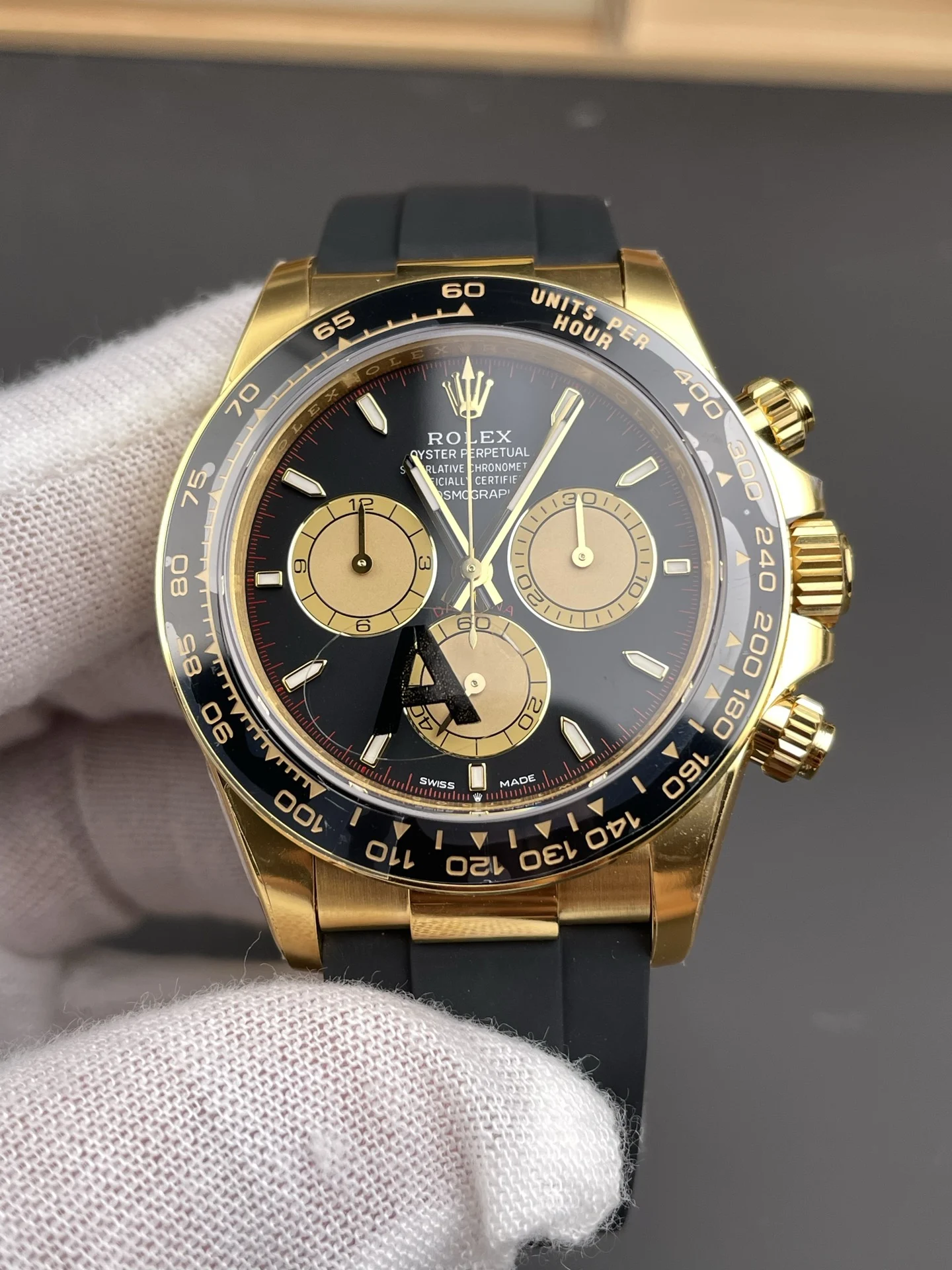 Rolex Daytona Little Monster 40mm — photographed off the sweep
