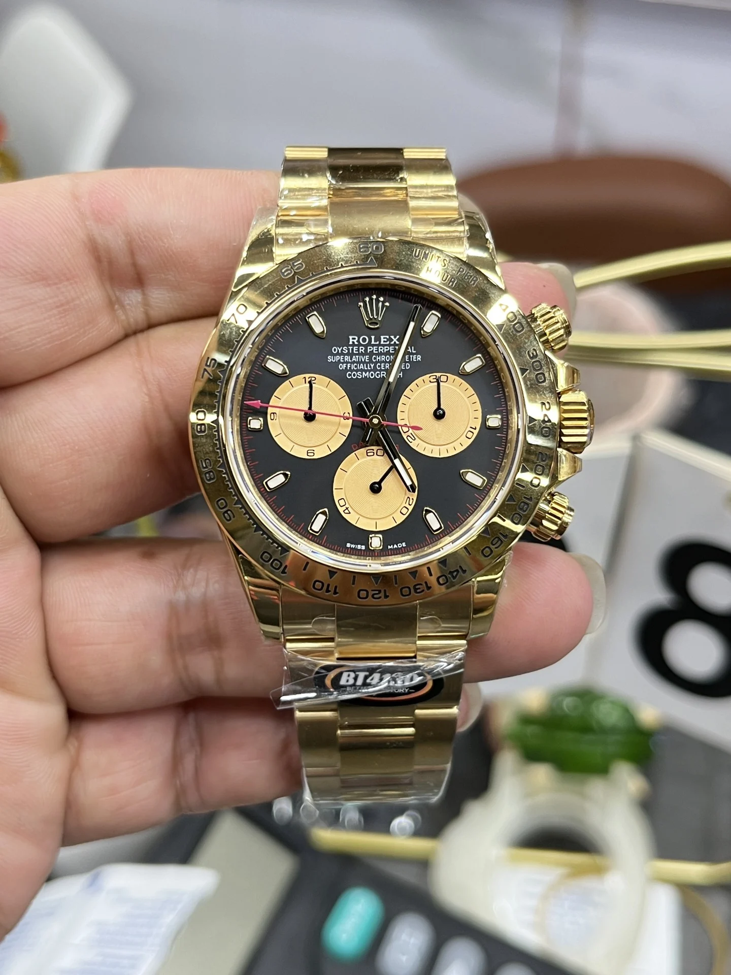 Rolex Daytona Little Monster Steel — photographed off the sweep