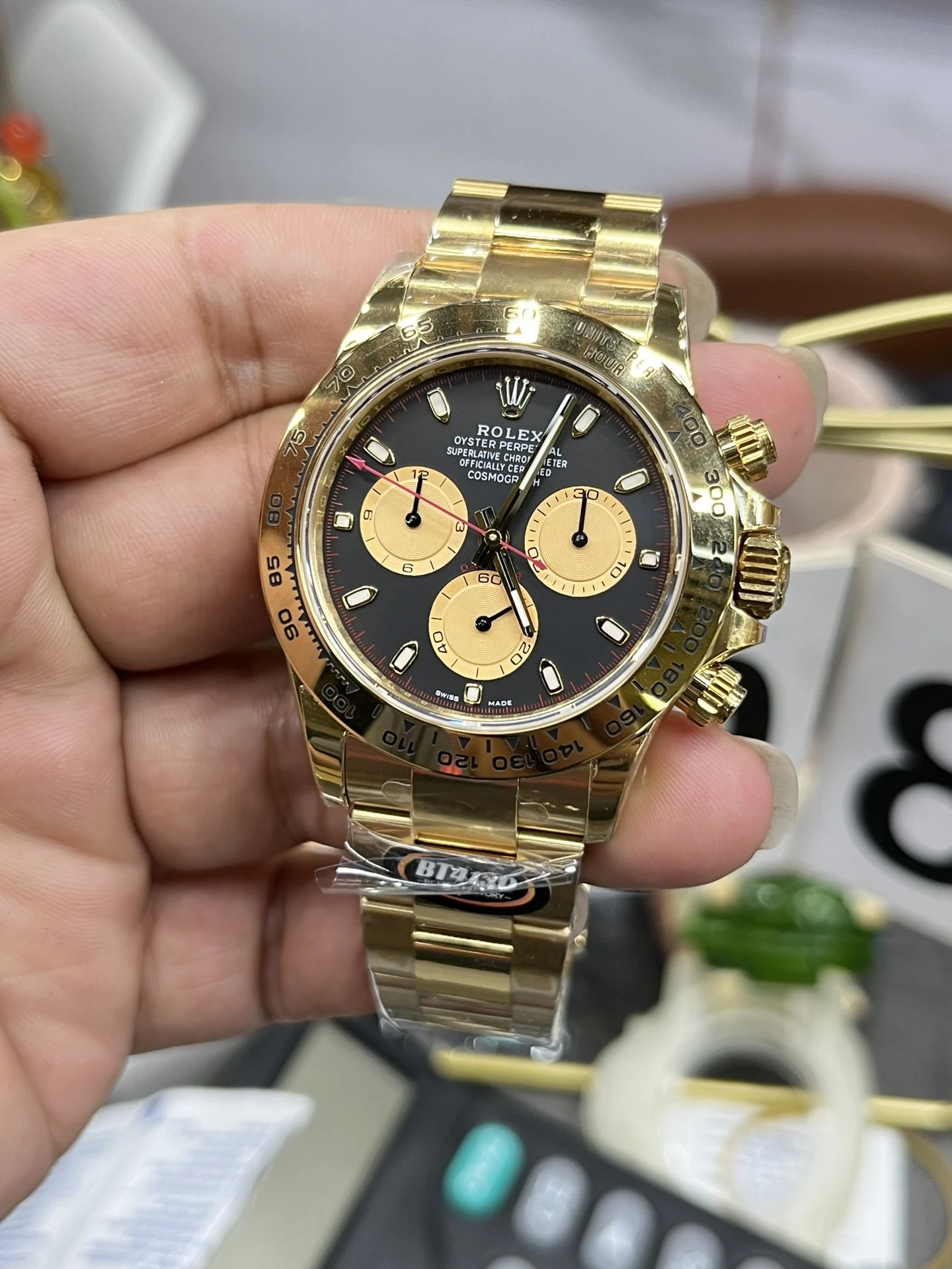 Rolex Daytona Little Monster Steel — photographed off the sweep