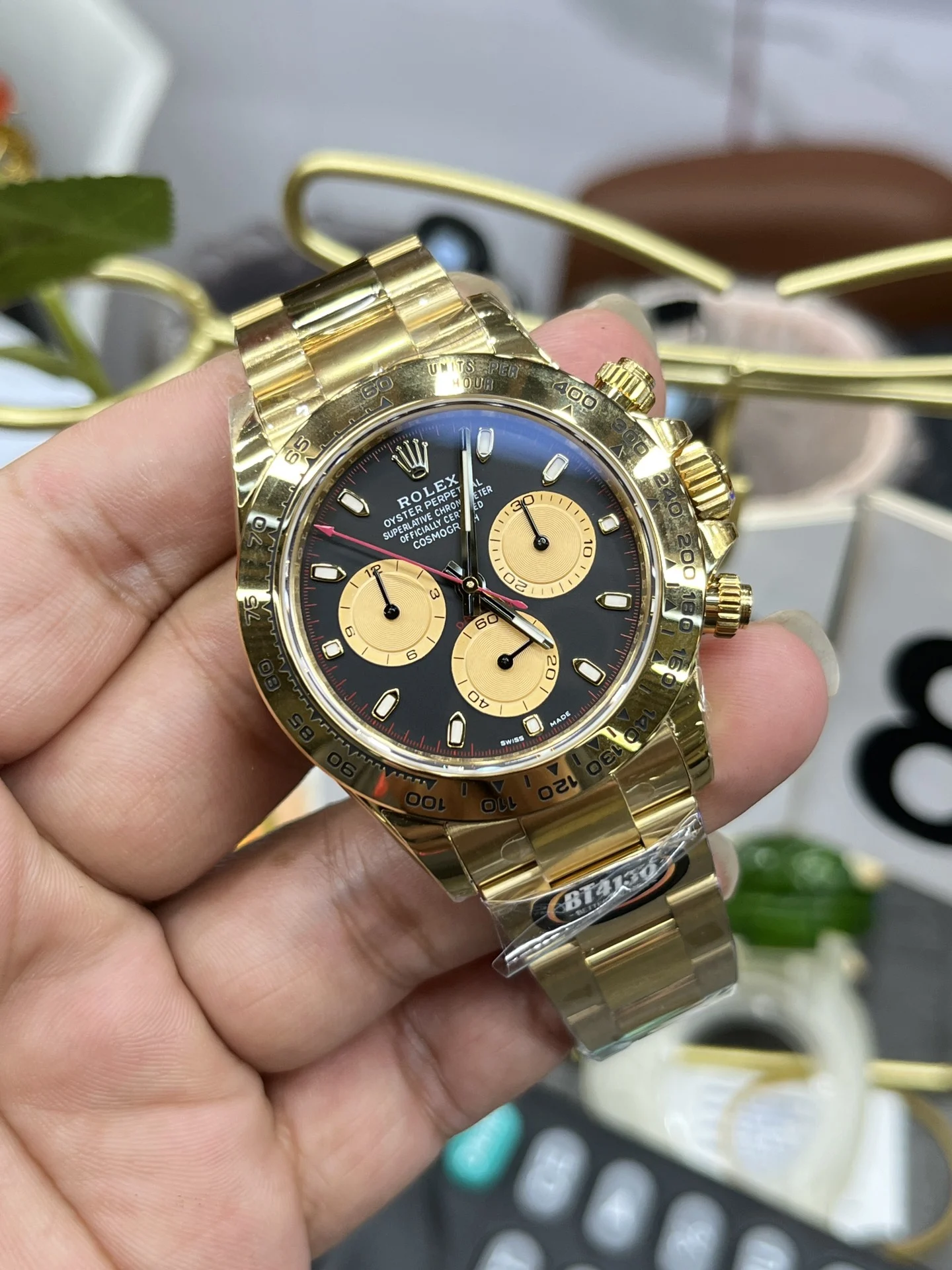 Rolex Daytona Little Monster Steel — photographed off the sweep