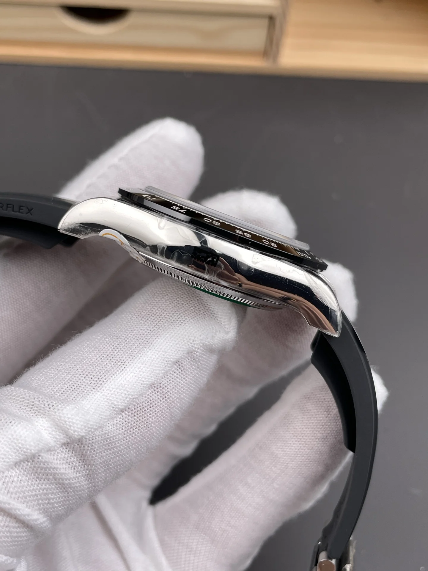 Rolex Daytona Meteorite 40mm — photographed off the sweep