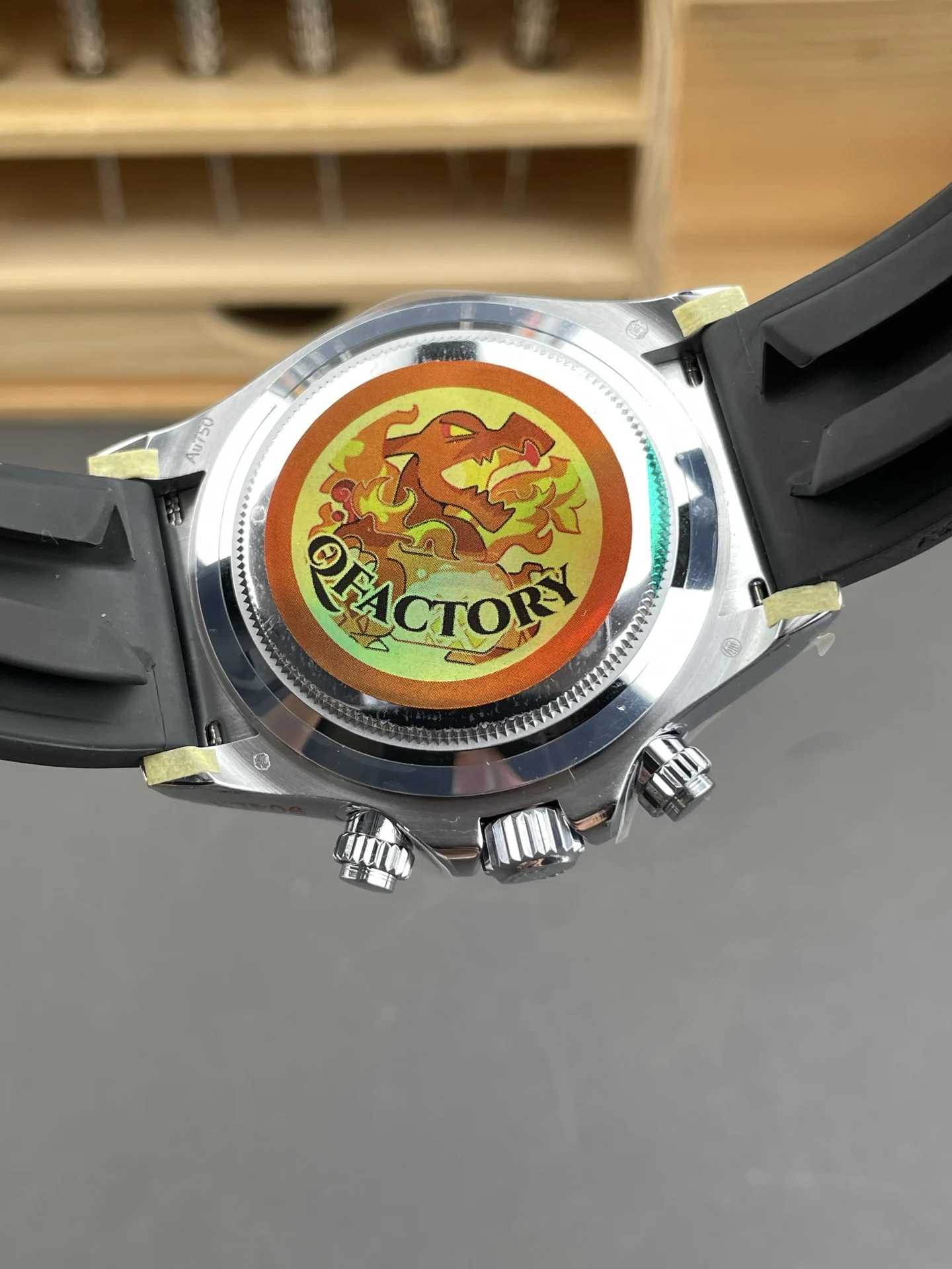 Rolex Daytona Meteorite White Dial — photographed off the sweep