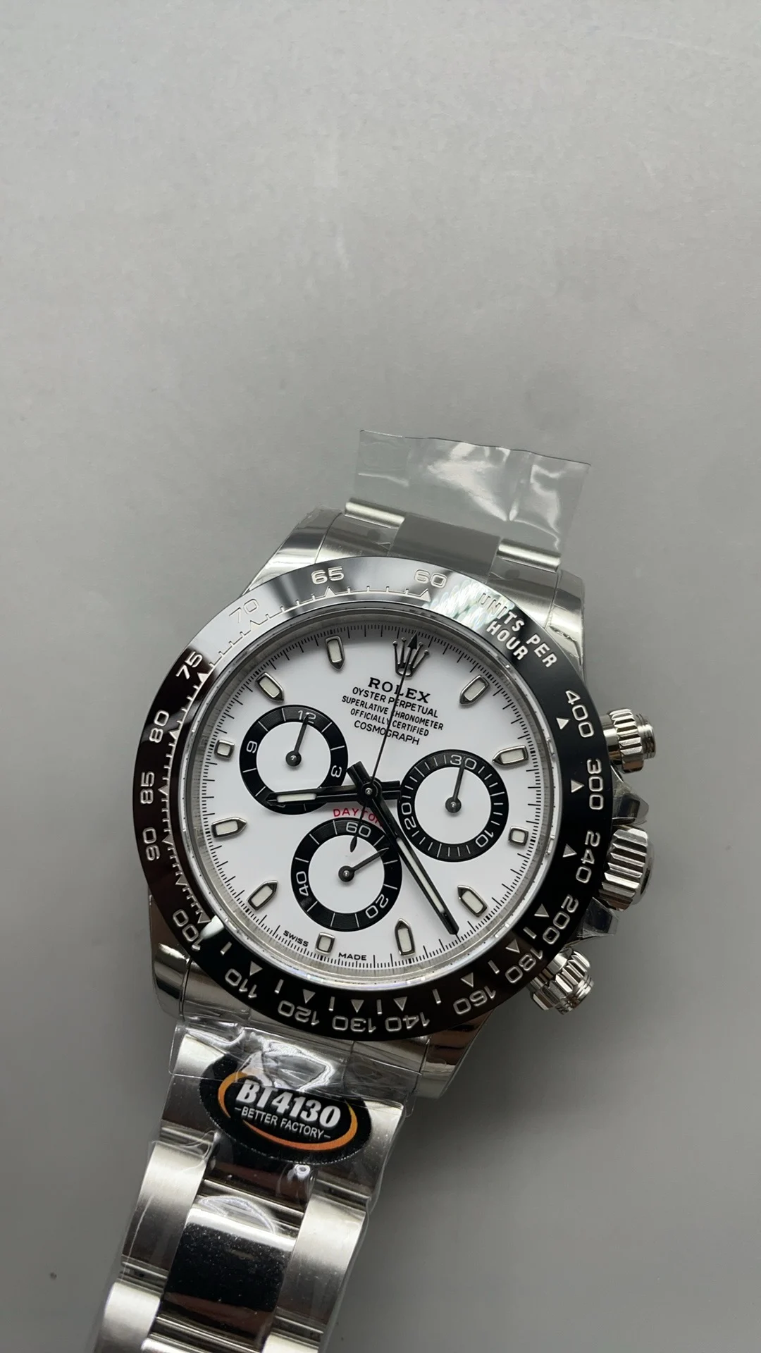 Rolex Daytona Panda 116500 β photographed off the sweep