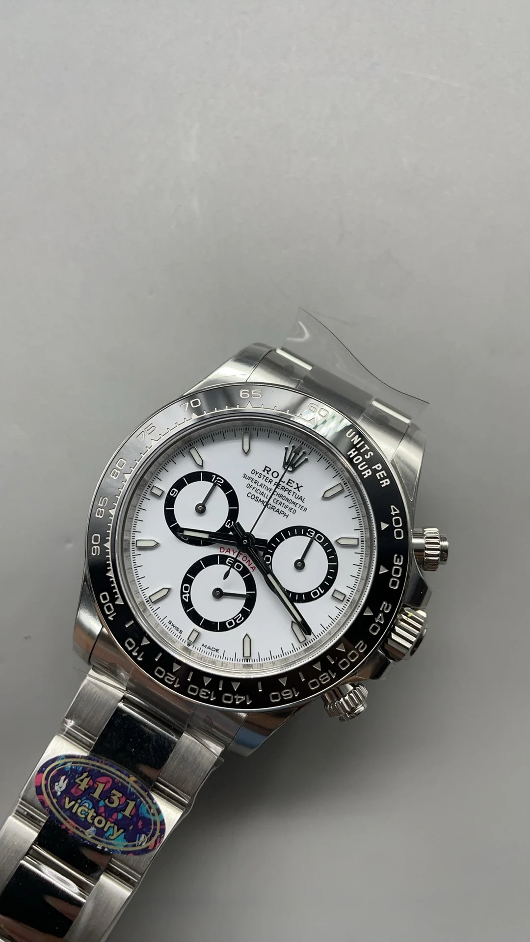 Rolex Daytona Panda 126500 — photographed off the sweep