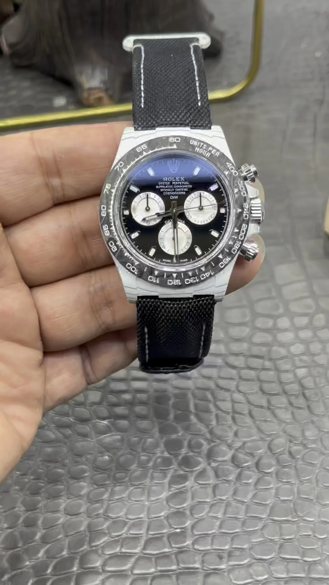 Rolex Daytona Panda Carbon