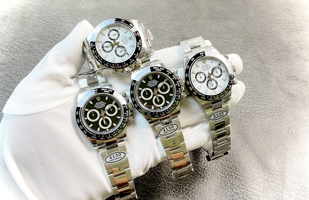 Rolex Daytona Panda Ceramic Black Dial 40mm — photographed off the sweep