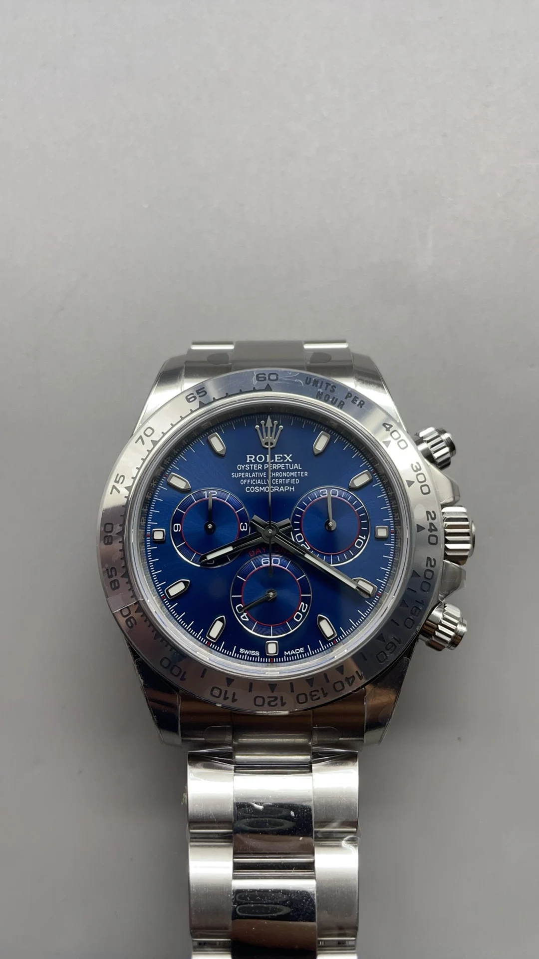 Rolex Daytona Platinum Blue Dial