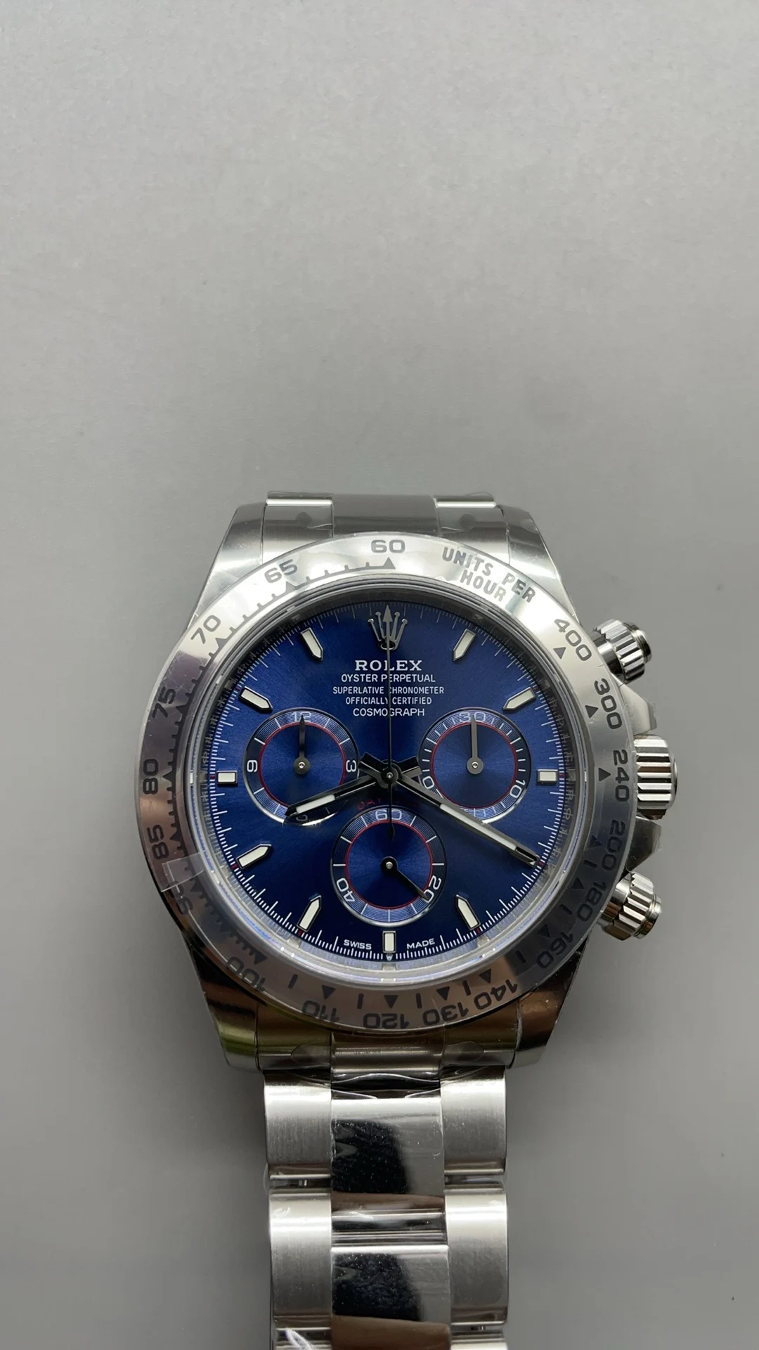 Rolex Daytona Platinum Blue Dial