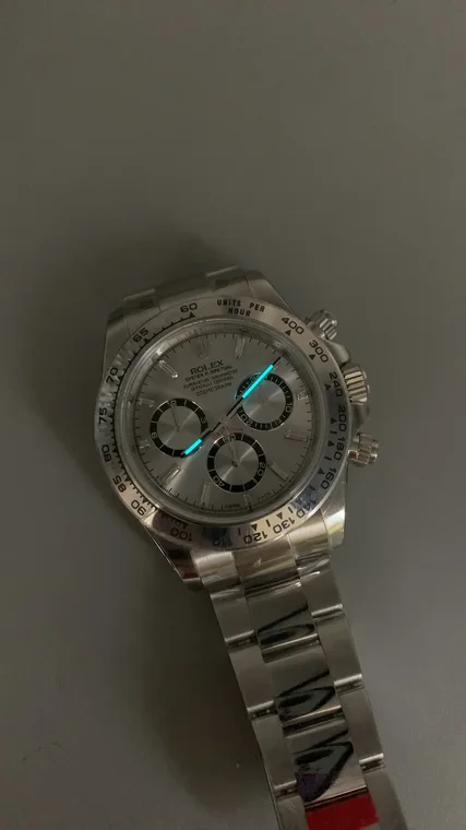 Rolex Daytona Platinum Blue Dial Diamond-Set