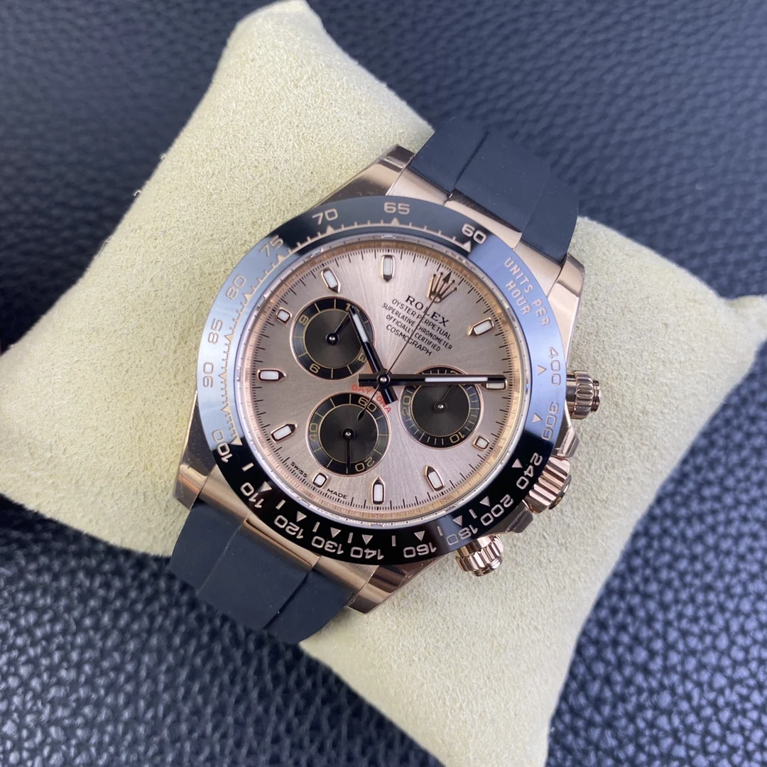 Rolex Daytona Rose Gold — photographed off the sweep