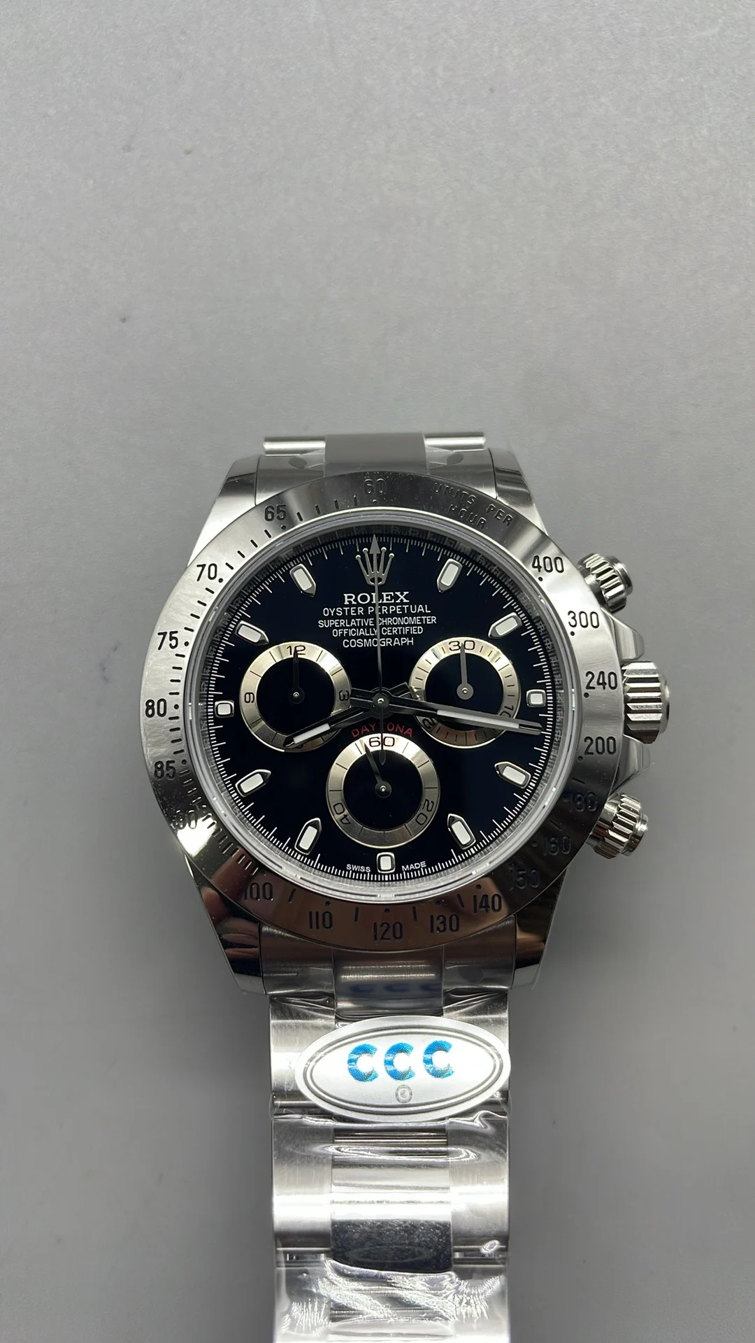 Rolex Daytona Steel Black Dial