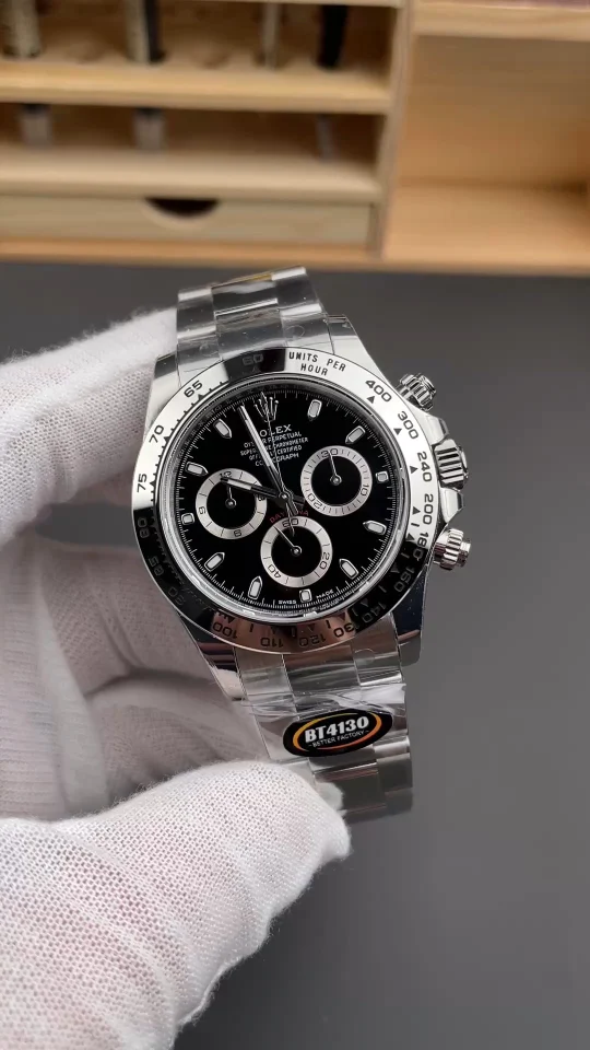 Rolex Daytona Steel Black Dial 40mm