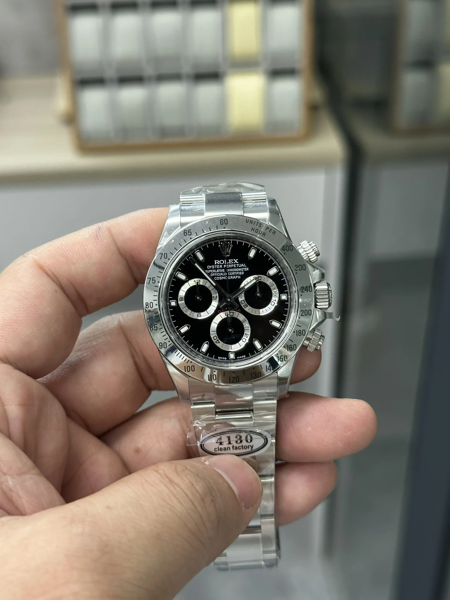 Rolex Daytona Steel Black Dial