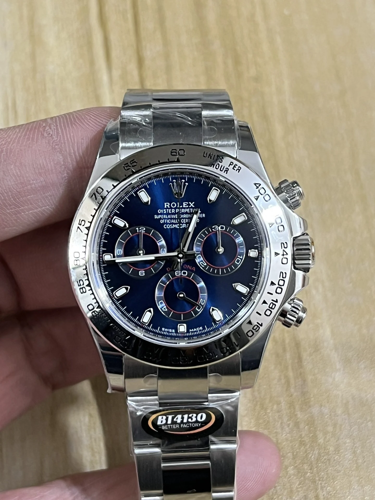 Rolex Daytona Steel Blue Dial