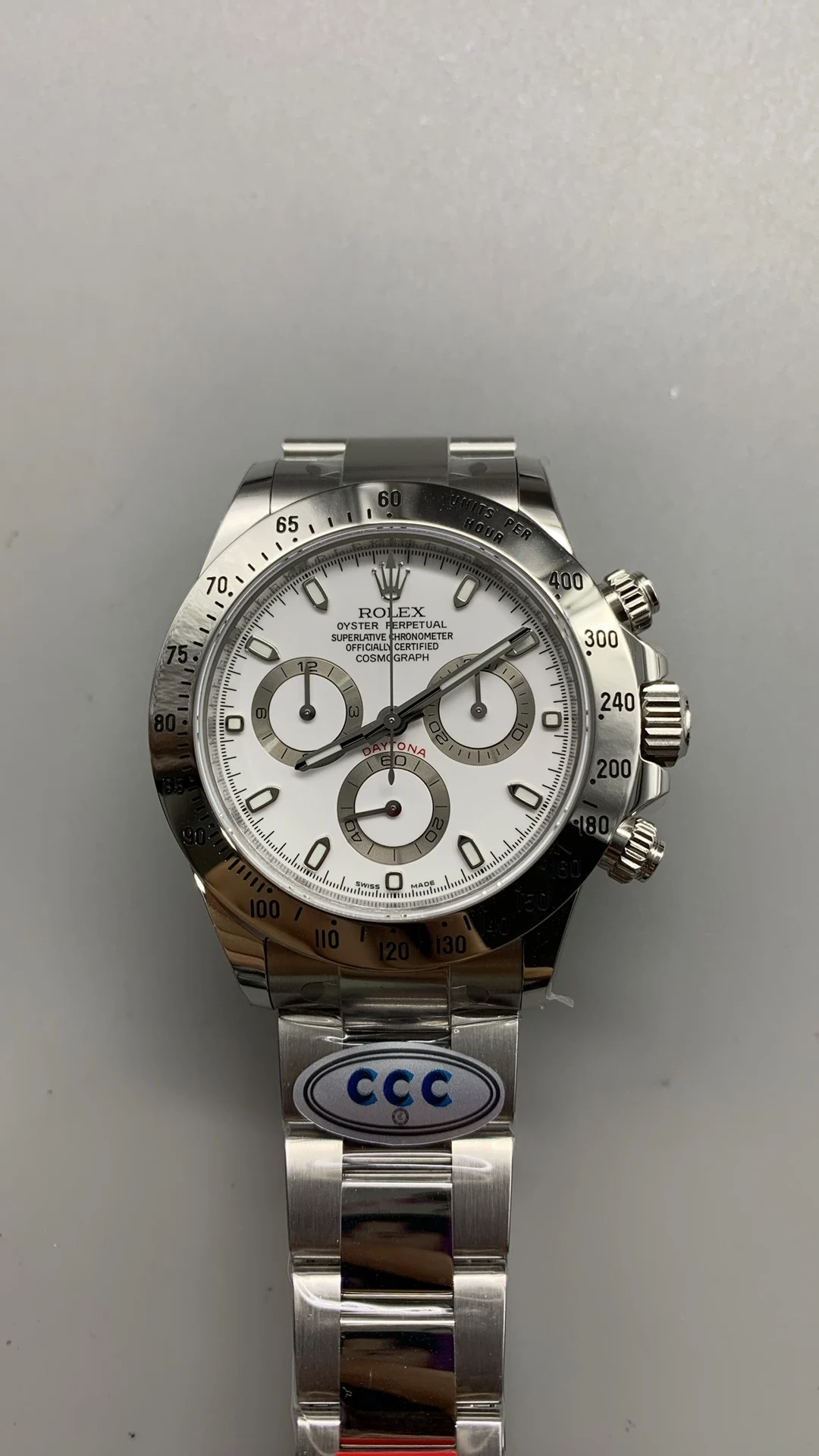 Rolex Daytona Steel White Dial