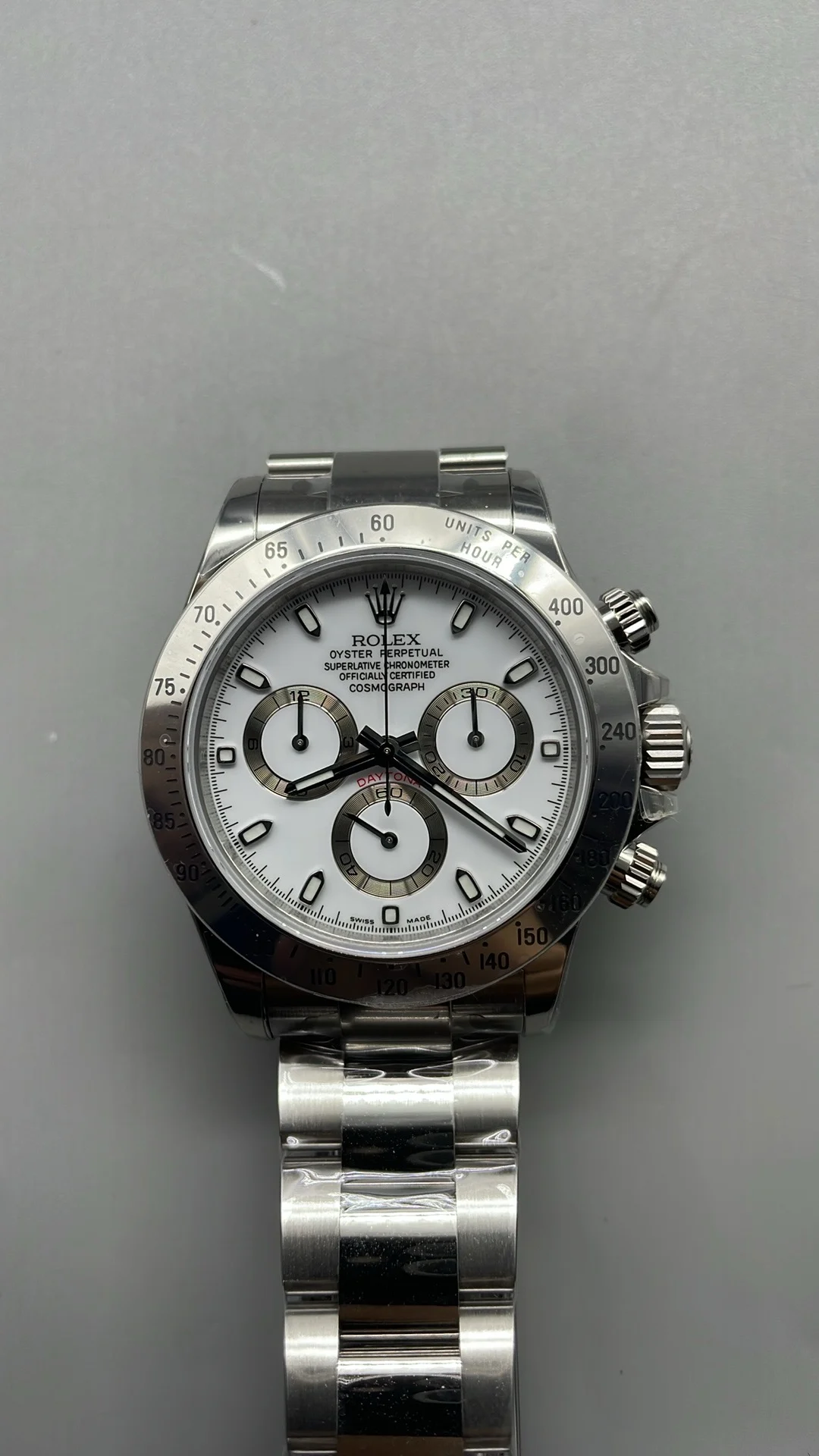 Rolex Daytona Steel White Dial