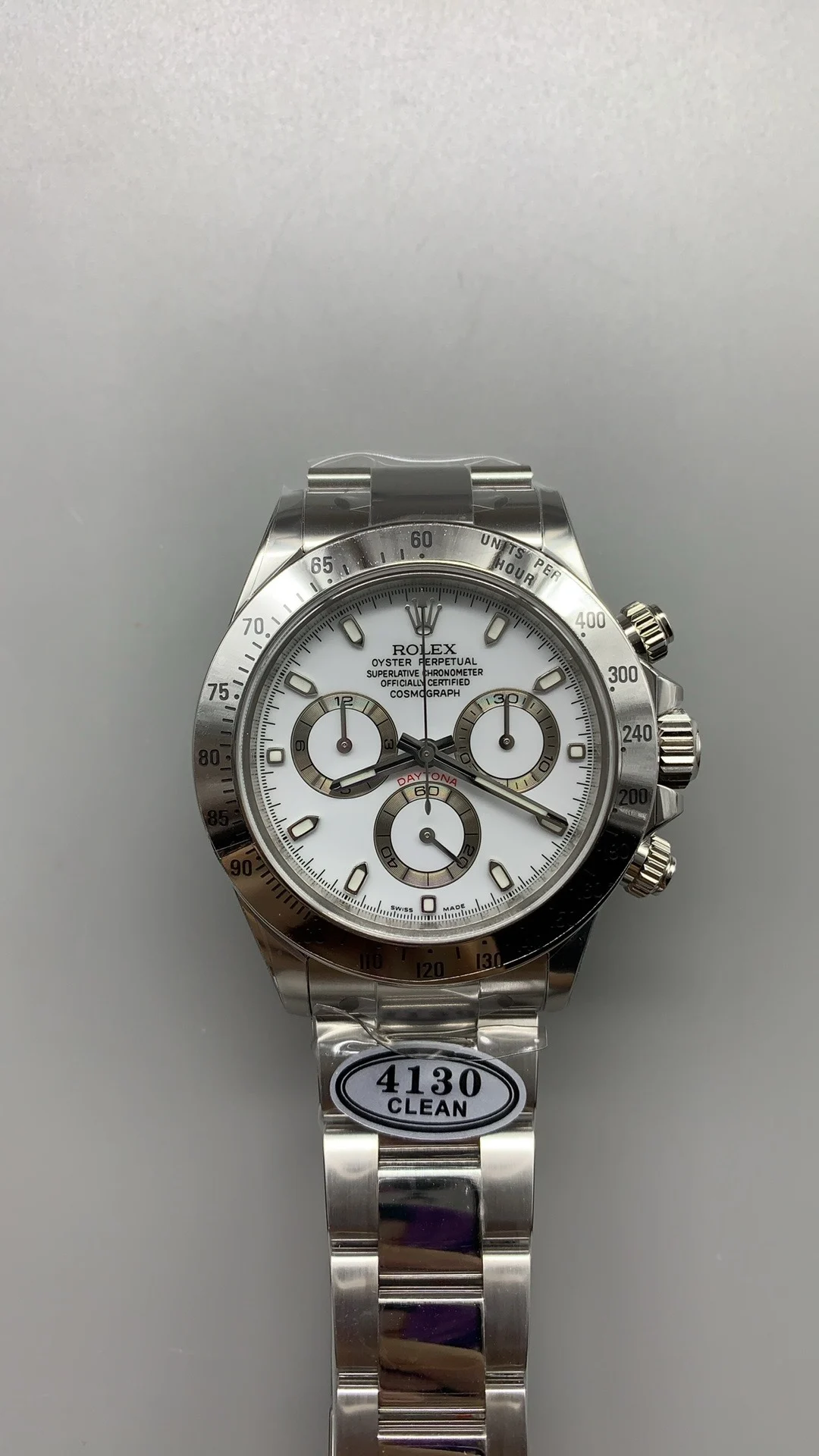 Rolex Daytona Steel White Dial
