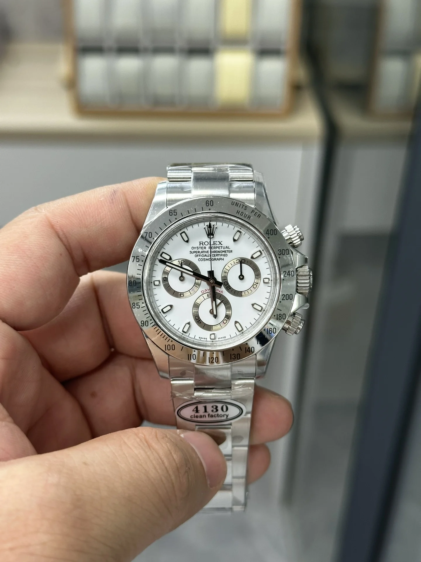 Rolex Daytona Steel White Dial